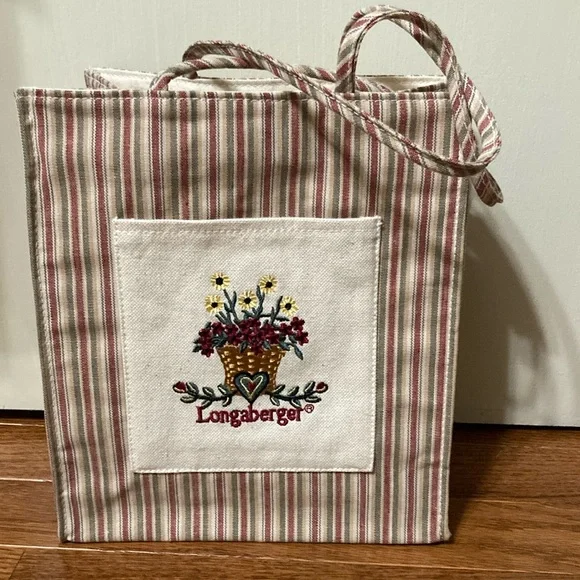 Longaberger Bundle - Bag and Canister Crock (NWOT) - Picture 2 of 15